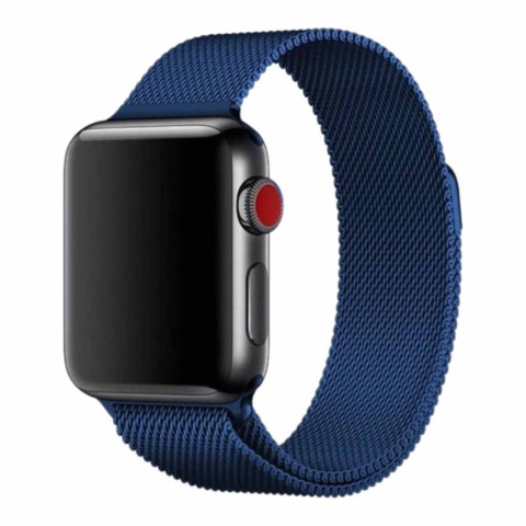 Ремешок для Apple watch 38/40/41mm Milanese Loop Band Blue cobalt Ремешок для Apple watch 38/40/41mm Milanese Loop Band Blue cobalt